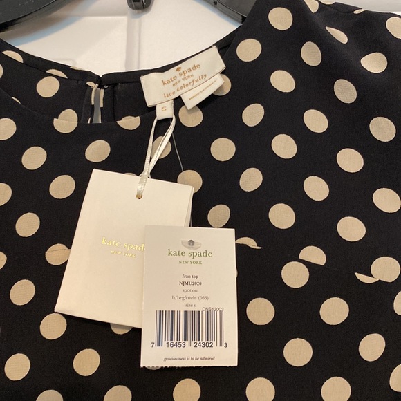 NWT Kate Spade silk top, S - Picture 2 of 4